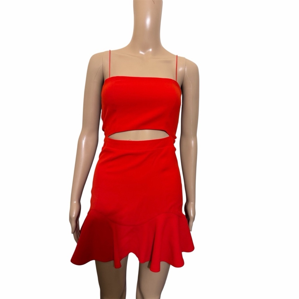 White Fox Red Mini Dress - Picture 2 of 8